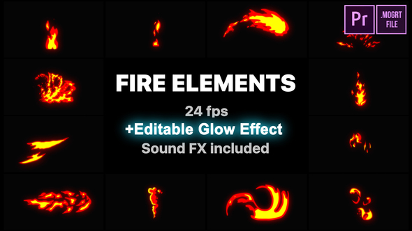 Flash FX Fire Elements - Download Videohive 22815626