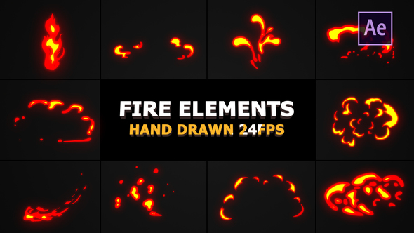 Flash FX Flame Elements - Download Videohive 22281292