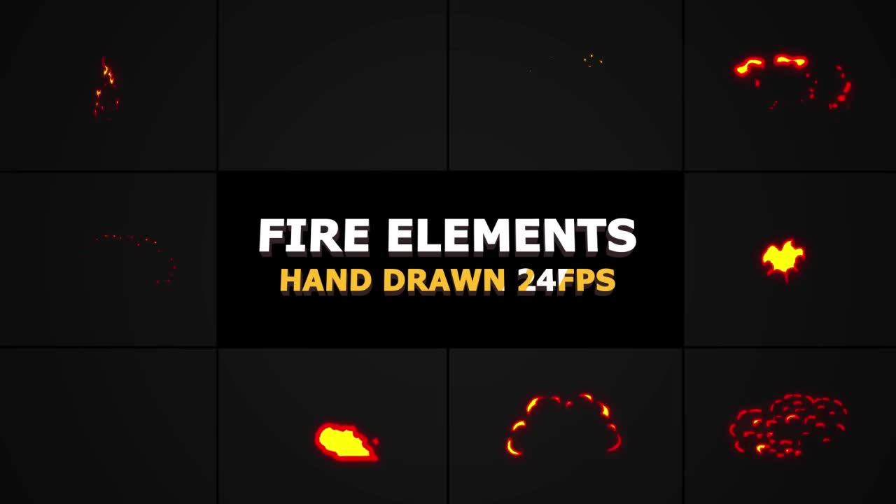 Flash FX Flame Elements | FCPX Videohive 23505743 Apple Motion Image 2