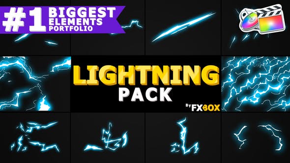 Flash FX Lightning Elements | FCPX - Download Videohive 23505961