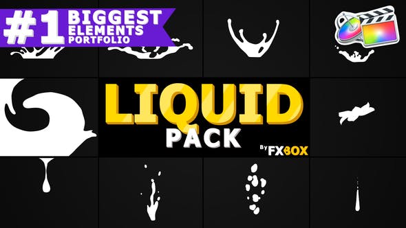 Flash FX Liquid Elements | FCPX - Download 23478912 Videohive