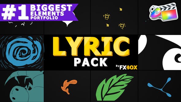 Flash FX Lyric Elements | FCPX - Videohive 23478851 Download