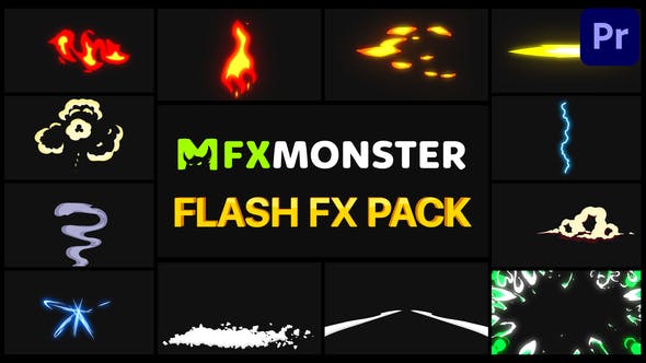 Flash FX Pack 07 | Premiere Pro MOGRT - Videohive 32919349 Download