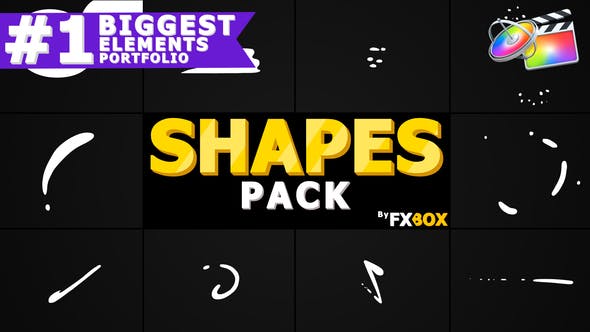 Flash FX Shape Elements | FCPX - Videohive Download 23461739