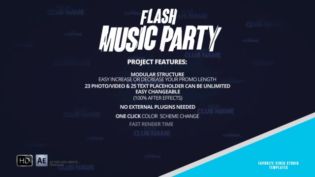 Flash Music Event - Download Videohive 12784311