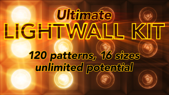 Flashing Light Wall Kit with 120 patterns - Download Videohive 16135177