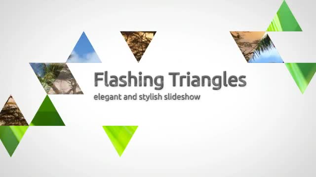 Flashing triangles — elegant slideshow - Download Videohive 308601