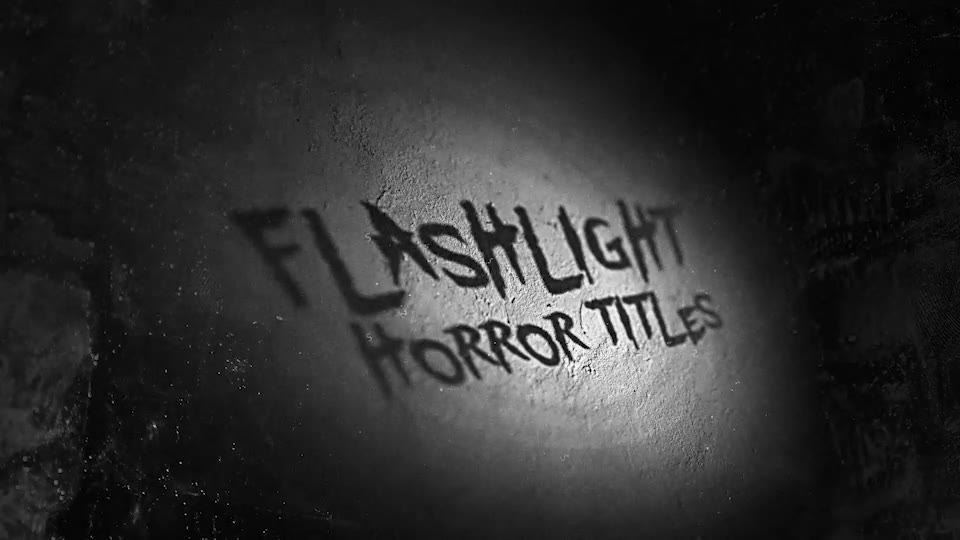 Flashlight Horror Titles | Premiere Pro - Download Videohive 22737982