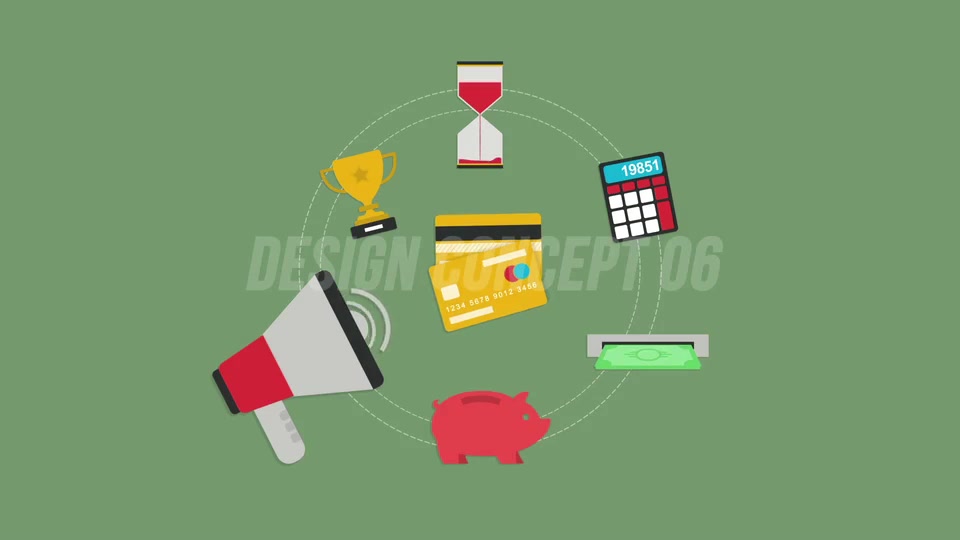 Flat animated icons / backgrounds / design concepts Videohive 17807841 After Effects Image 12