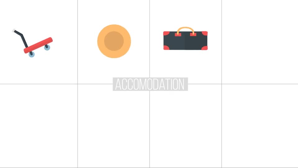 Flat Animated Icons Library Essential Graphics | Mogrt - Download Videohive 22003103