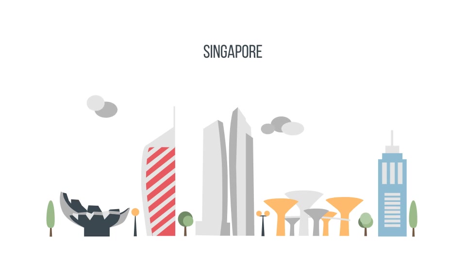 Flat Animated World Cities - Download Videohive 14802000