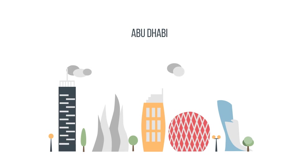 Flat Animated World Cities - Download Videohive 14802000