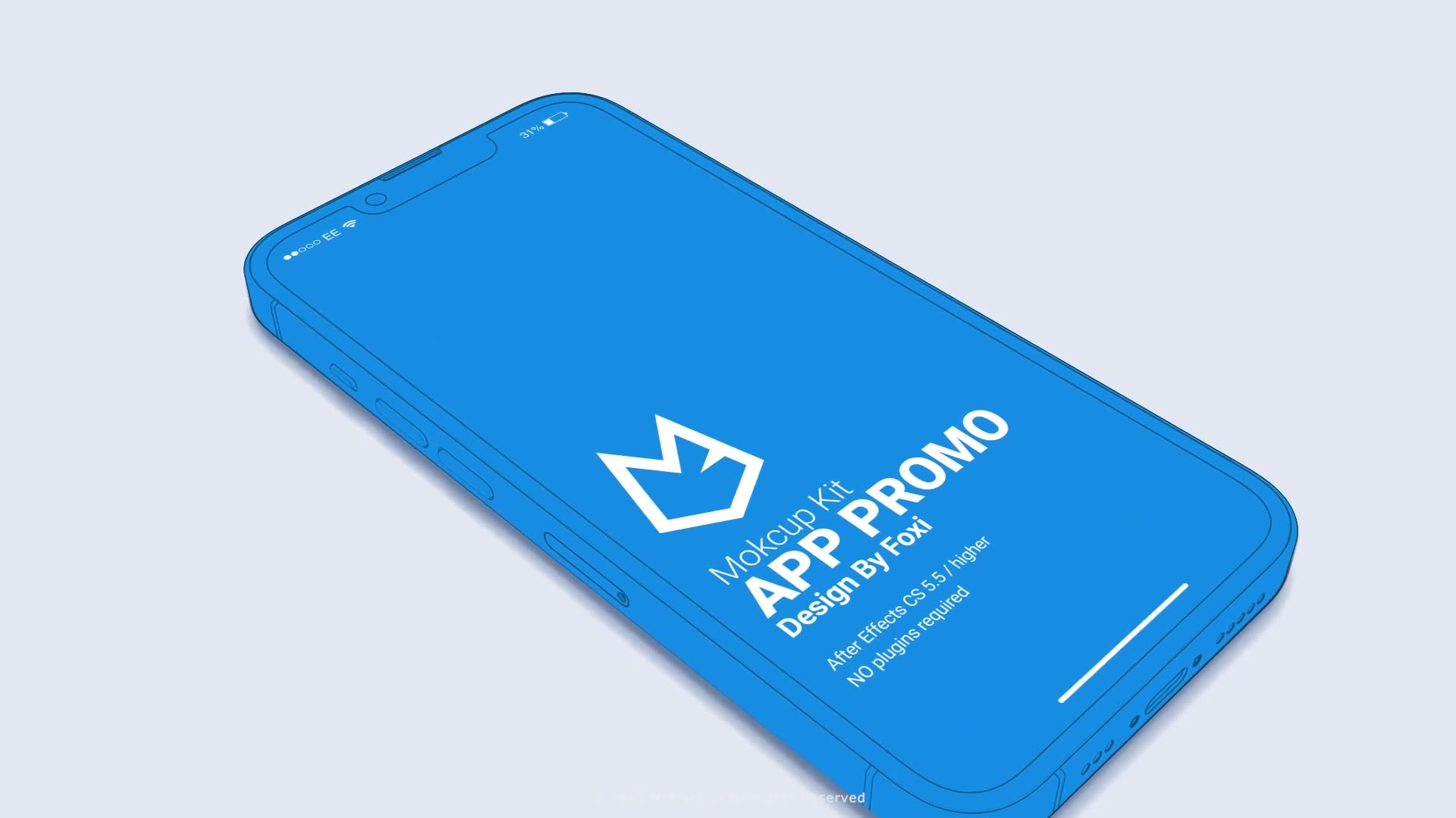 Flat App Promo | 3D Mockup Kit Videohive 37669210 After Effects Image 3