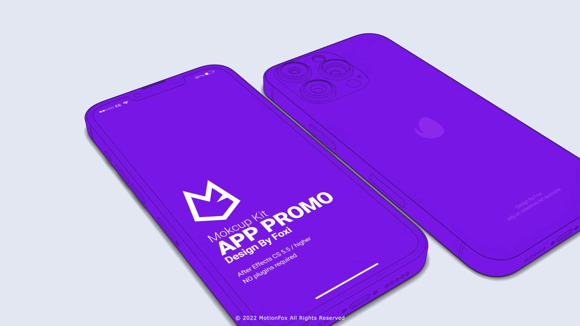 Flat App Promo | 3D Mockup Kit Videohive 37669210 After Effects Image 4