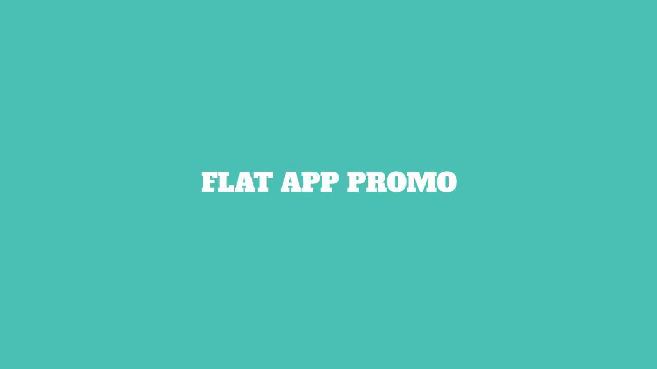 Flat App Promo Videohive 12609876 After Effects Image 1
