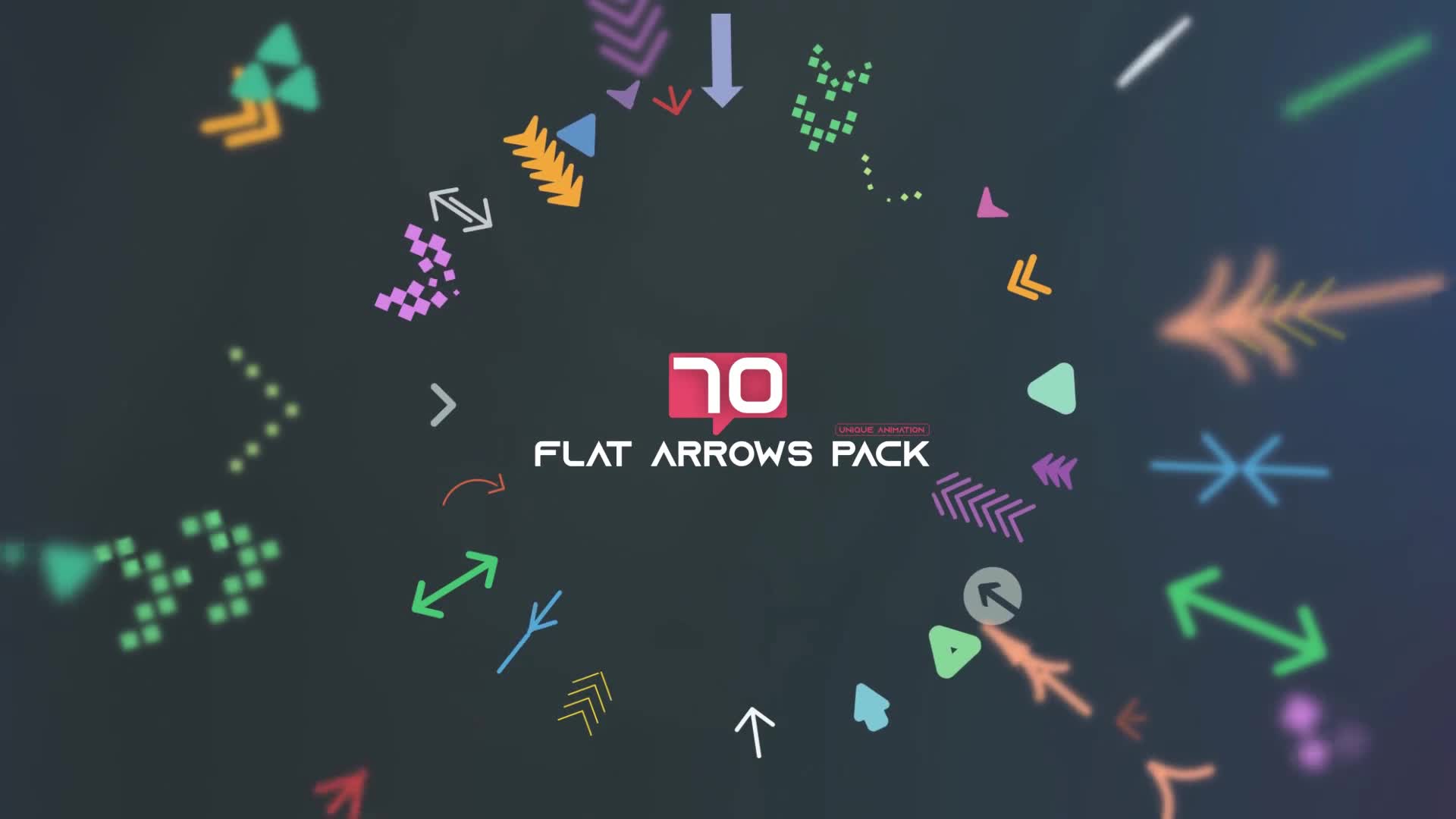 Flat Arrows Pack Videohive 33663608 After Effects Image 1