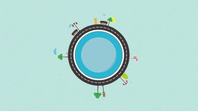 Flat Circle City - Download Videohive 11828118