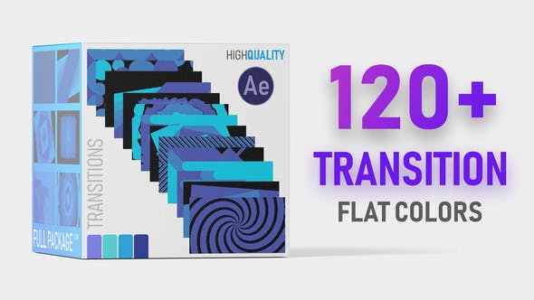 Flat Color Transition Pack HD - 38775508 Download Videohive