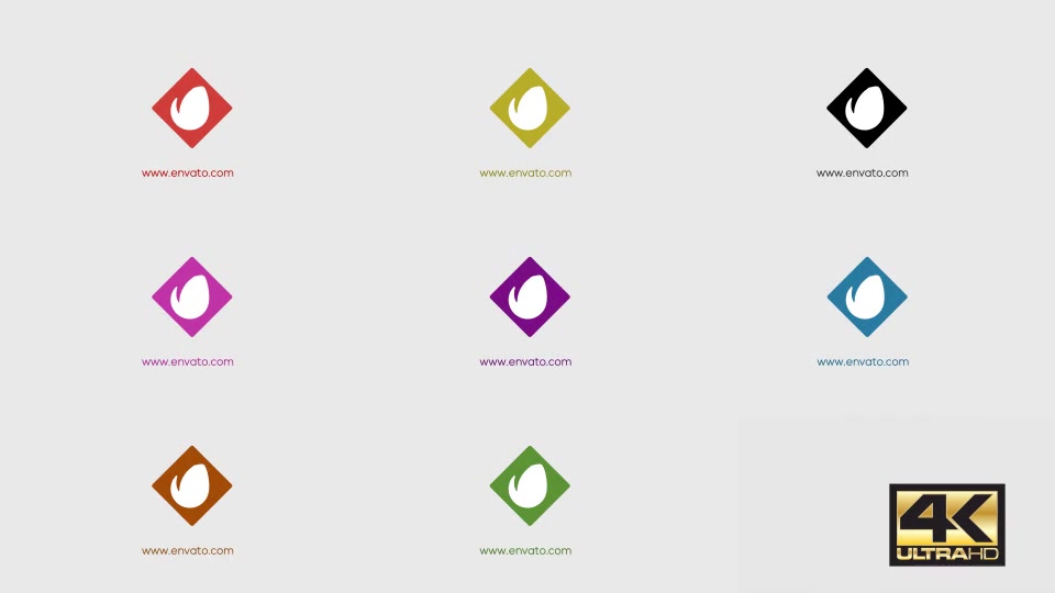 Flat Colorful Logo Reveal Pack - Download Videohive 15930197