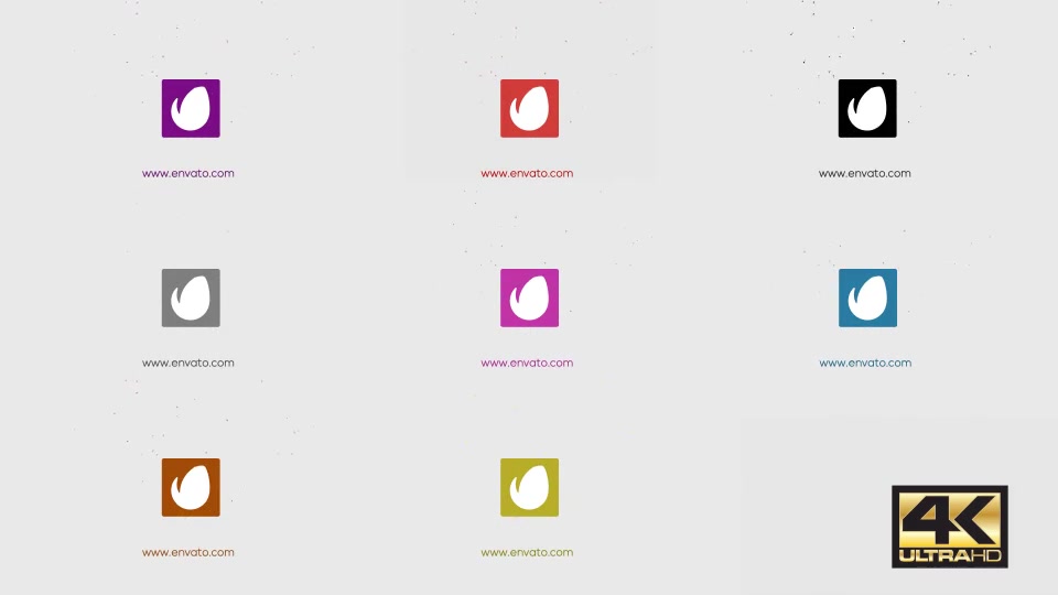 Flat Colorful Logo Reveal Pack - Download Videohive 15930197