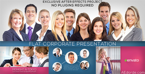 Flat Corporate Presentation - Download Videohive 7477666