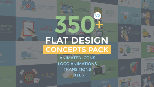 Flat Design Concepts - Download Videohive 20078921