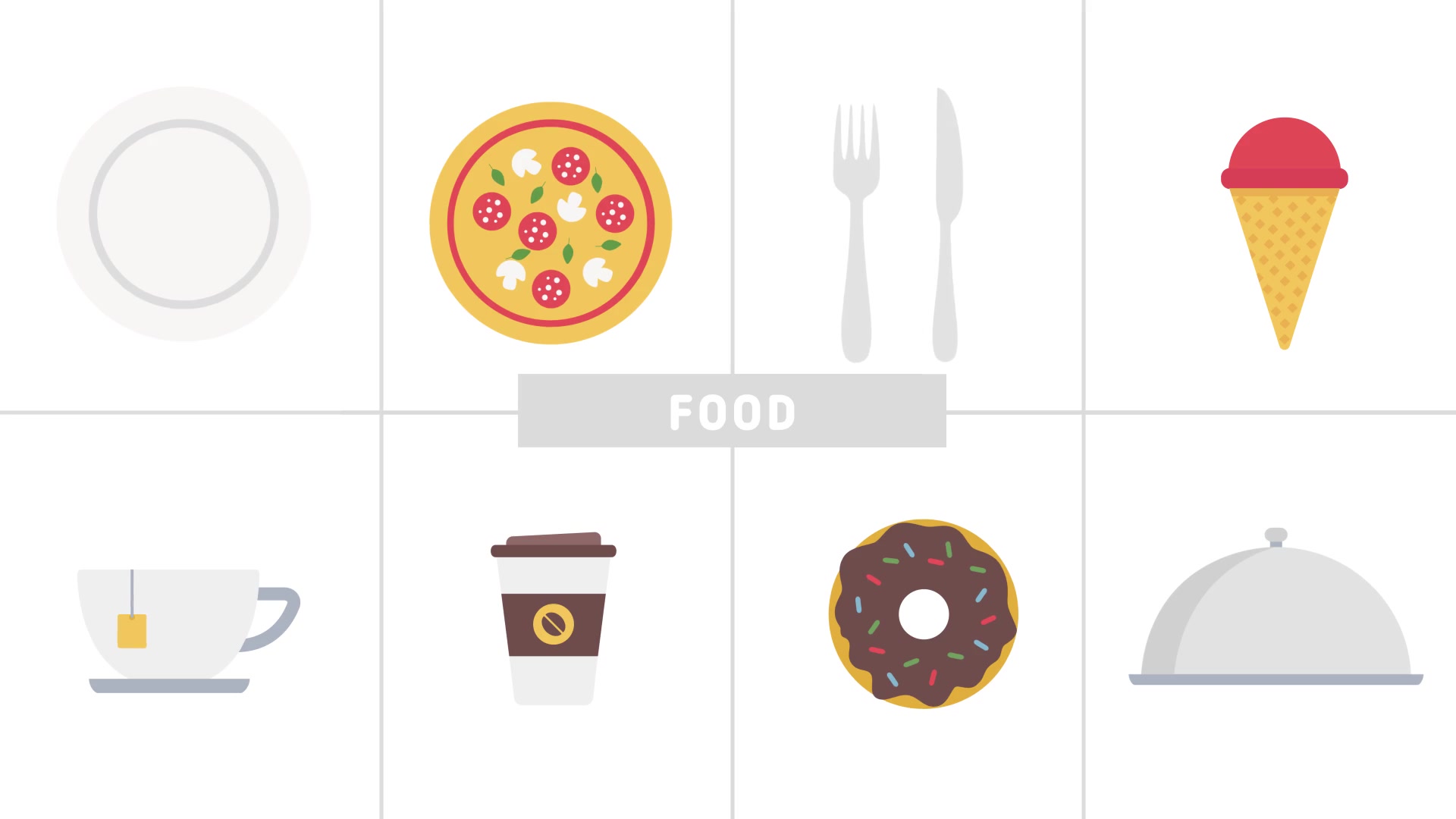 Flat Design Icons - Download Videohive 20552114