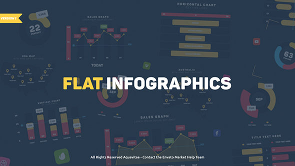 Flat Design Infographics - Download Videohive 19610712