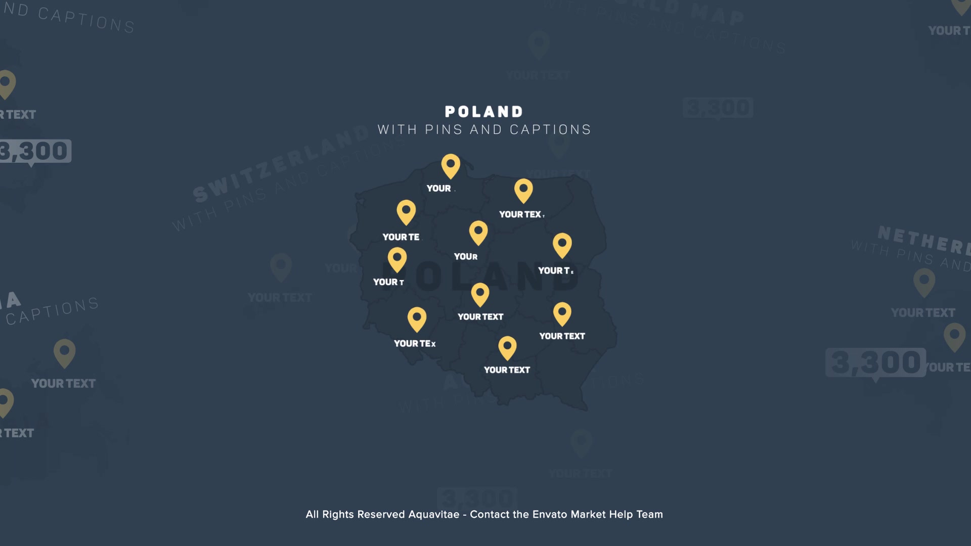 Flat Design Maps With Pins Videohive 36294853 After Effects Image 8