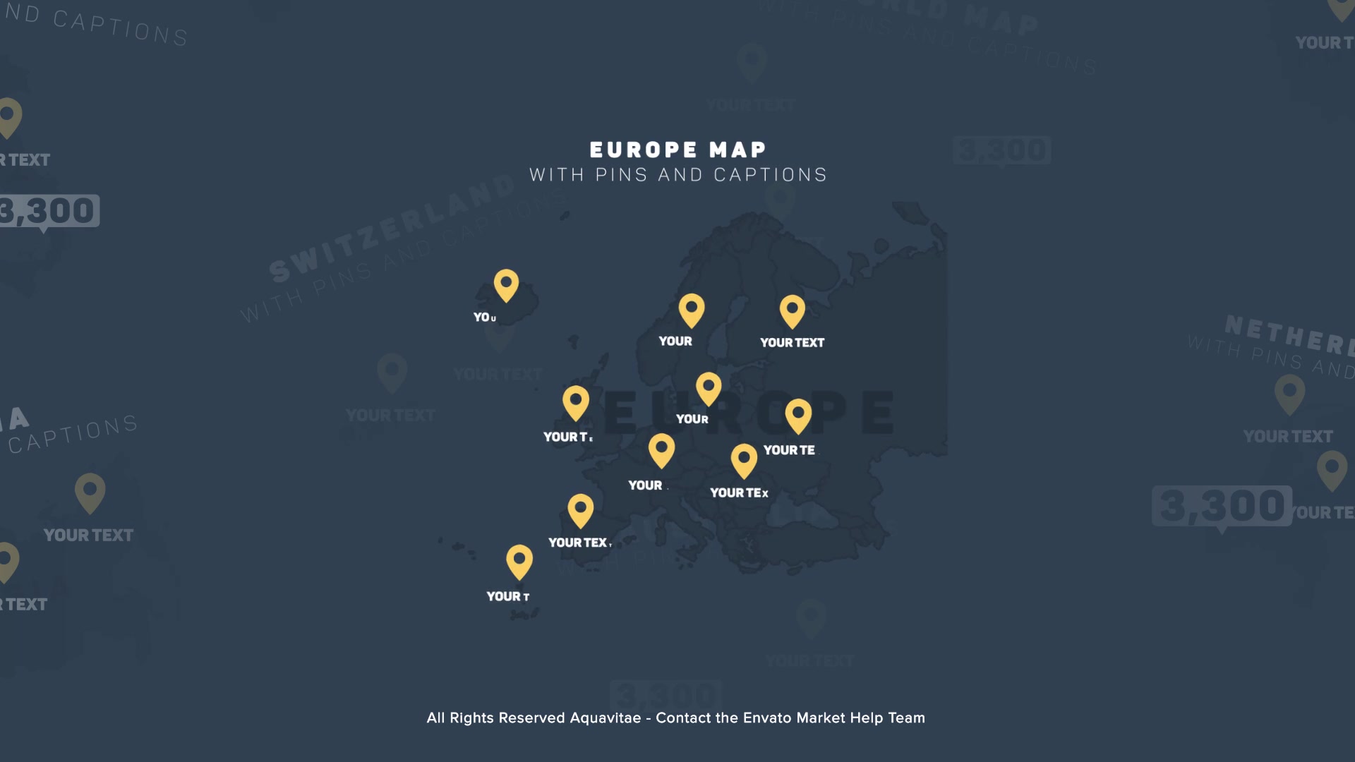 Flat Design Maps With Pins for Premiere Pro Videohive 36295156 Premiere Pro Image 11