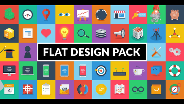 Flat Design Pack - Download Videohive 20201152