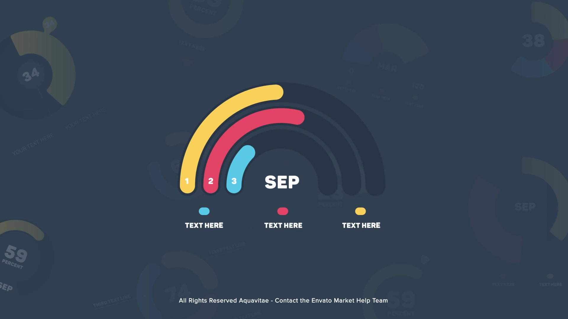 Flat Design Pie Charts Videohive 35636362 After Effects Image 10