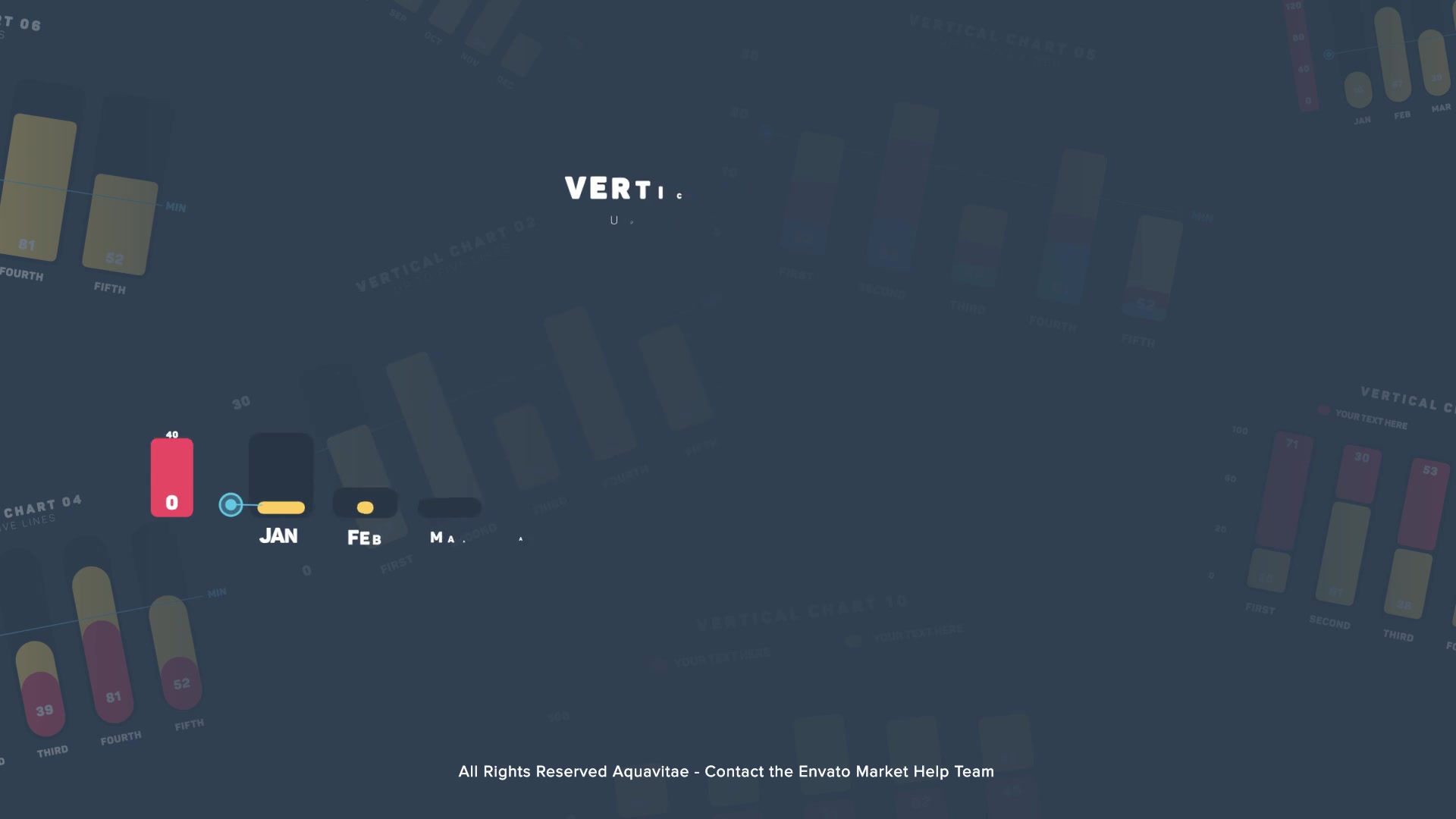 Flat Design Vertical Bar Charts Videohive 35766701 After Effects Image 5