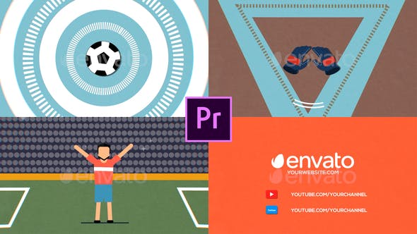 Flat Football (Soccer) Opener - 21973846 Videohive Download