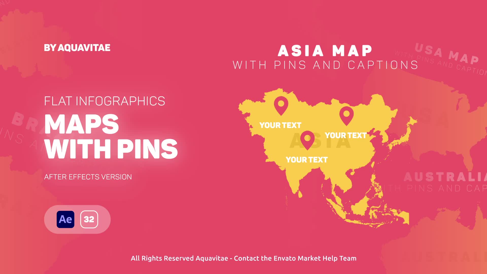 Flat Infographics Maps Videohive 38965506 After Effects Image 1