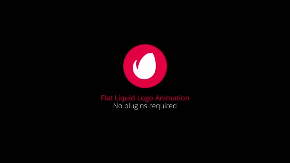 Flat Liquid Logo Animation - Download Videohive 11695607