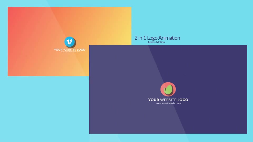 Flat Logo 2 in 1 Videohive 23351430 After Effects Image 3