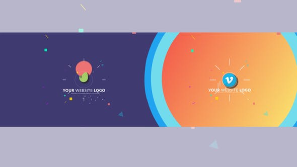 Flat Logo 2 in 1 - Videohive Download 23351430