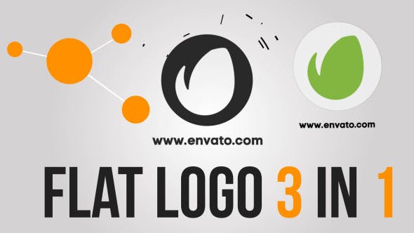 Flat Logo 3 in 1 - Videohive Download 14061298