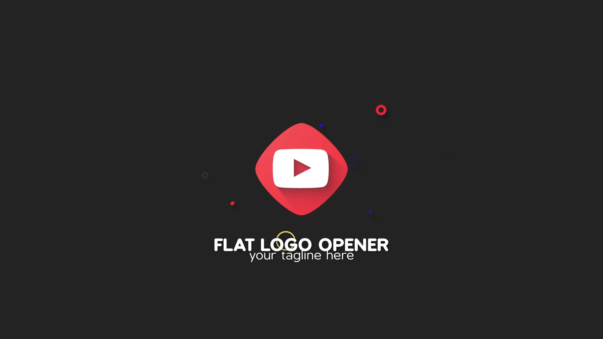 Flat logo opener Videohive 21601047 After Effects Image 4