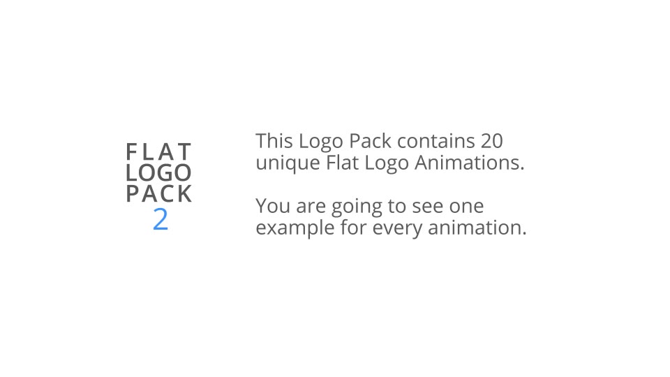 Flat Logo Pack 2 - Download Videohive 11828940