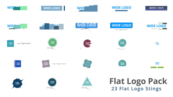 Flat Logo Pack - Download Videohive 9300776