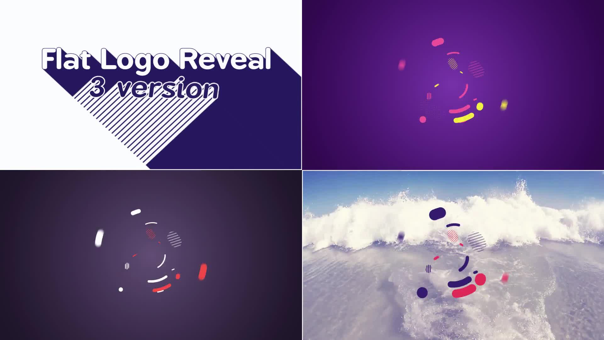 Flat Logo Reveal Videohive 22684868 After Effects Image 1