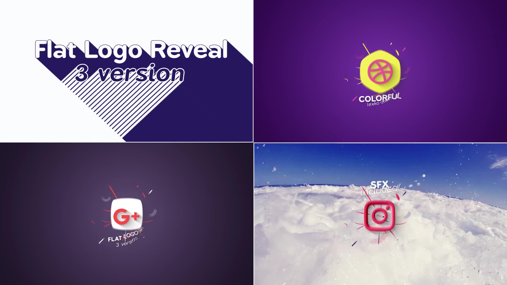 Flat Logo Reveal Videohive 22684868 After Effects Image 2