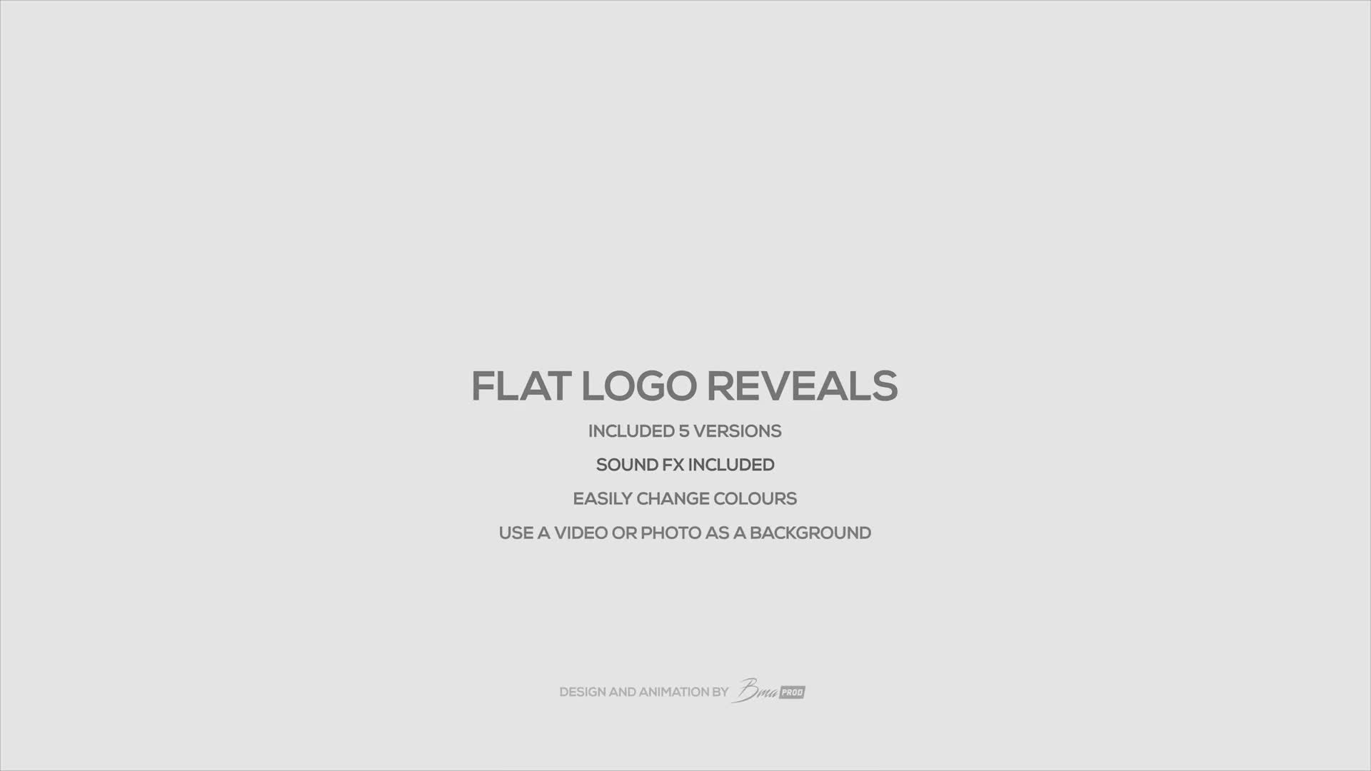 Flat Logo Reveals - Download Videohive 20995660