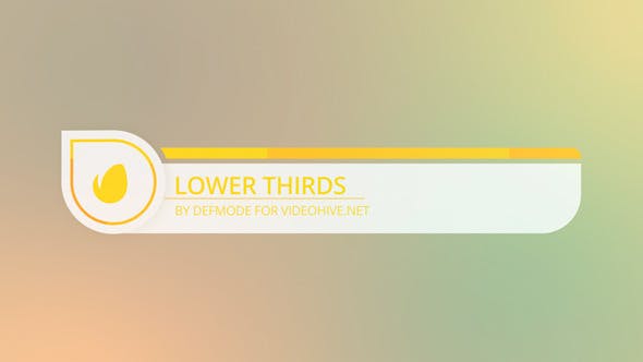 Flat Lower Thirds - Download 11355768 Videohive