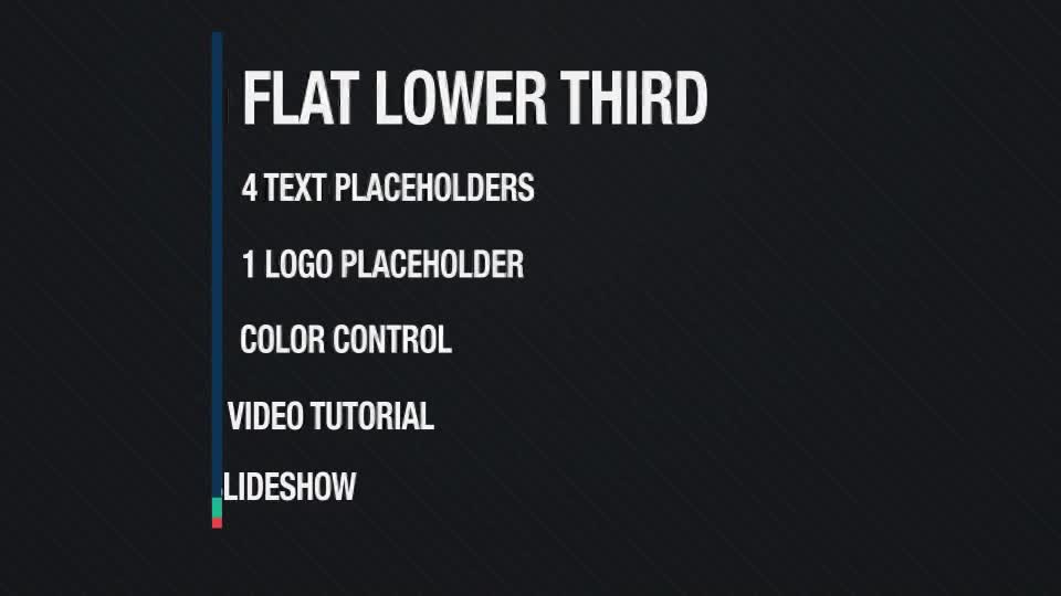 Flat Lower Thirds - Download Videohive 10298401