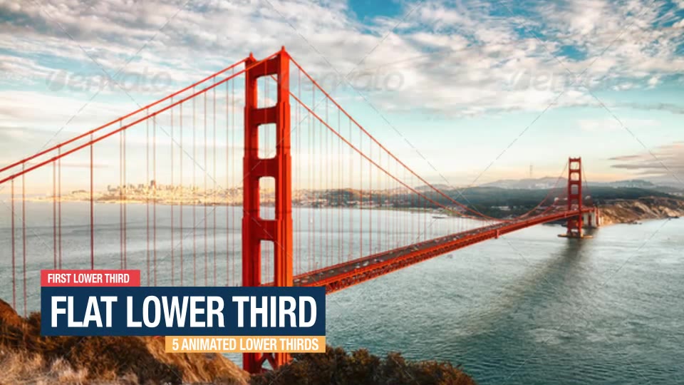 Flat Lower Thirds - Download Videohive 10298401