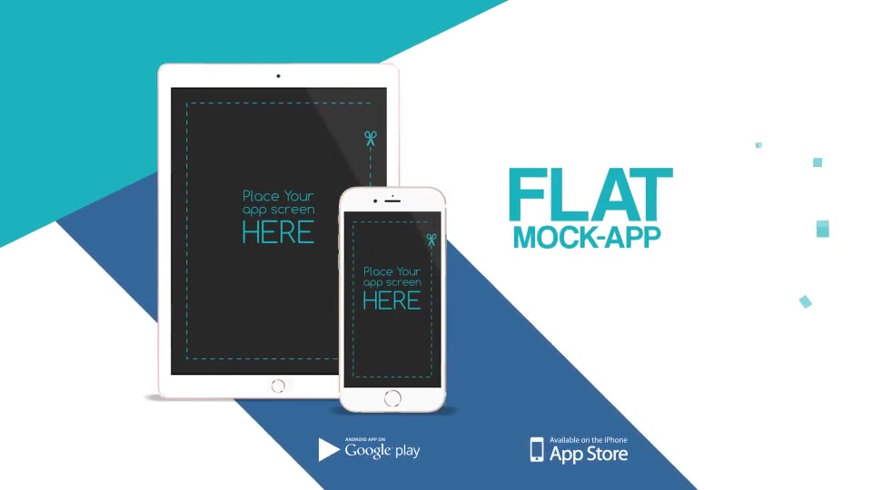 Flat Mock App Commercial - Download Videohive 14152325