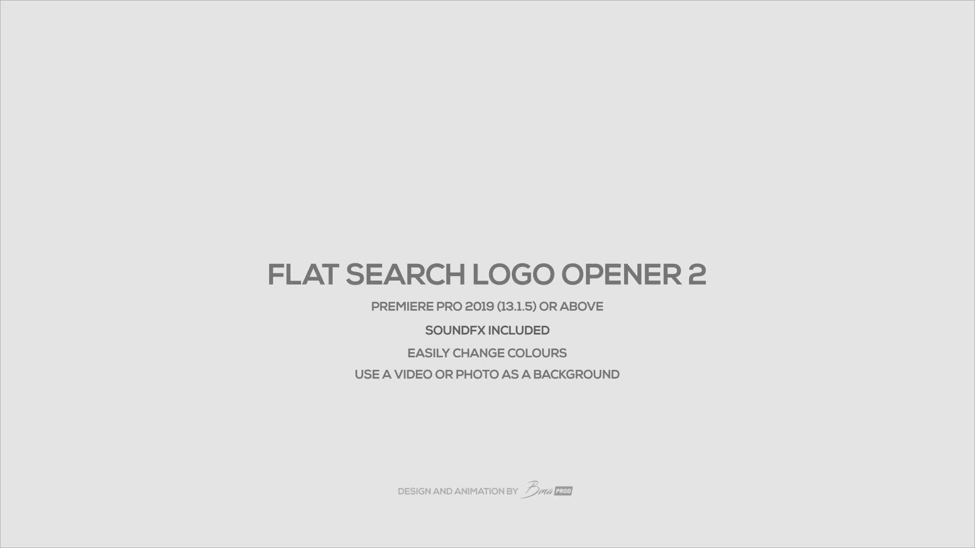 Flat Search Logo Opener 2 Videohive 29354616 Premiere Pro Image 1